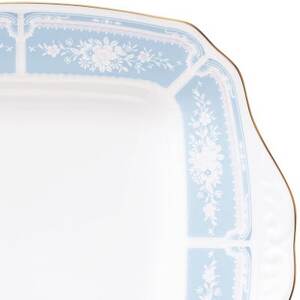 ノリタケ【レースウッドゴールド】28.5cmスクエアプレート【1637783】