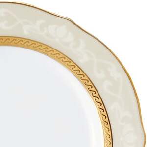 ノリタケ【ハンプシャーゴールド&プラチナ】23cmアクセントプレートペア(色変り)【1637885】