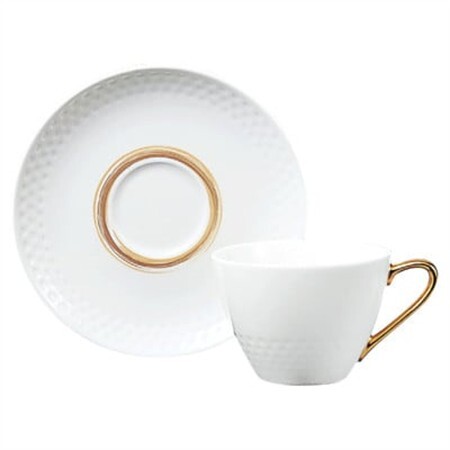 ノリタケ【アミ】カップ＆ソーサー(金)【1637942】
