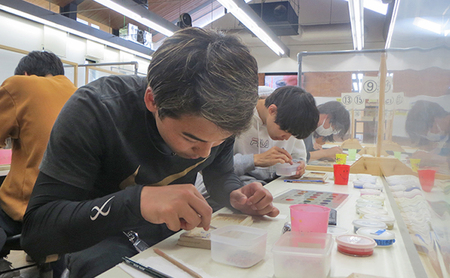 七宝焼制作 体験チケット 3,500円分 七宝焼作品作り 銘々皿 表札小 100分前後 釉薬 カジュアル 七宝焼 展示室 作業見学 服飾雑貨 送料無料 尾張七宝協同組合 愛知県 あま市