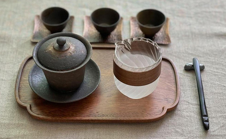 彫金 ピーナッツ箸置き2個 シルバー925 ペーパーウエイト 茶杓置き 蓋置