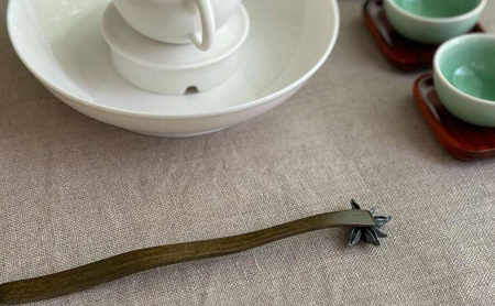 彫金 八角箸置き2個 シルバー925 ペーパーウエイト 茶杓置き 蓋置