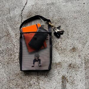 パッカブル 縦型ショルダー　NAKI 【M】Hard mesh｜人気バッグ おすすめショルダー［ パッカブル 縦型ショルダー NAKI Mサイズ Hard mesh 軽量 バッグ ショルダー 人気 おすすめ ギフト プレゼント お取り寄せ 通販 送料無料 ふるさと納税 ］