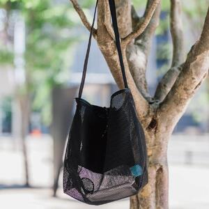 パッカブル ワンショルダーエコバッグ　NAKI 【L】Hard mesh｜人気バッグ おすすめショルダー［ パッカブル ワンショルダー エコバッグ NAKI Lサイズ Hard mesh 軽量 バッグ ショルダー 人気 おすすめ ギフト プレゼント お取り寄せ 通販 送料無料 ふるさと納税 ］