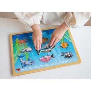 東郷町【公式キャラクターロゴ入り】磁石あそびフィッシングパズル【1563518】