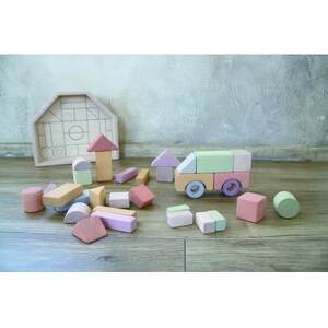 東郷町【公式キャラクターロゴ入り】つみきのいえM【1563529】