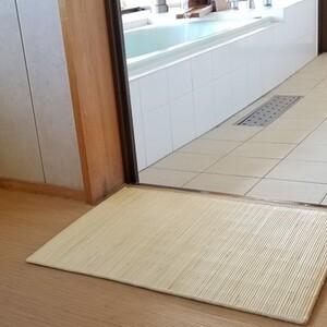 洗える＆消臭!天然素材の籐マット52x70【1146199】