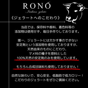 イタリアンジェラート RONO店長おまかせジェラート16個SET【配送不可地域：離島】【1346218】