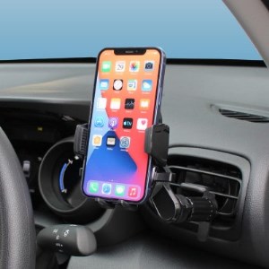 ペルシードのワンタッチスマホホルダー エアコン【1364827】