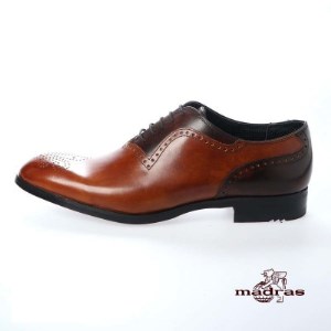 madras(マドラス)の紳士靴 M422 ライトブラウン 25.5cm【1342801】