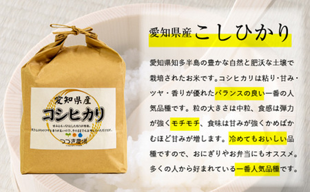 No.166 愛知県産コシヒカリ＆あいちのかおり食べ比べセット（合計6kg）