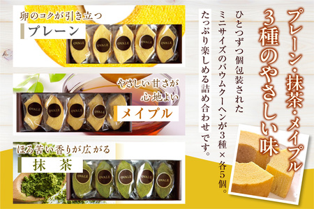 ふわふわバウム セット バウムクーヘン お菓子 スイーツ おやつ グルテンフリー 小麦粉不使用 健康 ヘルシー ルテイン 玄米粉 個包装 小分け ギフト 贈り物 贈答 愛知県 東浦町