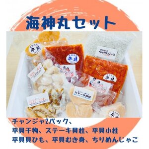 海神丸 セット 8種 平貝 ( チャンジャ × 2 ・ ステーキ 貝柱 ・干物 ・ 小柱 ・ 貝ひも ・ むき身 ) ・ ちりめん じゃこ 海鮮 魚介 貝 冷凍 愛知県 南知多町 人気 おすすめ ご飯 ごはん おかず 愛知県 南知多町 人気 おすすめ 珍味 おつまみ 夕食 晩ごはん 料理 簡単料理 お米に合う コメ に合う