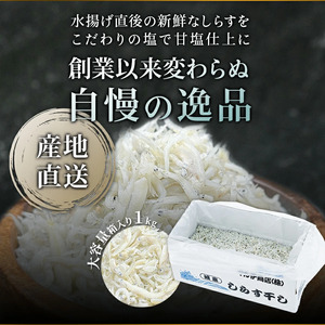 しらす干し 1kg 1箱 訳あり ( しらす 訳あり しらす しらす干し ちりめん 愛知県 南知多町) 