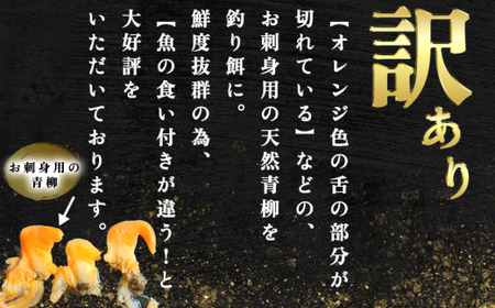 岬だよりの＜訳あり＞青柳釣り餌用 220g×2袋セット