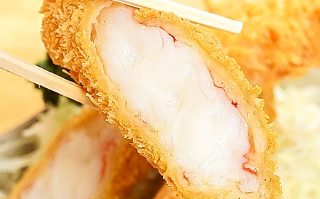 まるは食堂 中盛セット エビフライ3本 キスフライ3枚 特大エビフライ