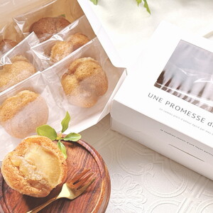 焦がしバターのりんごフィナンシェ6個入