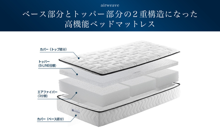 エアウィーヴ ベッドマットレス L01 ダブル 睡眠 快眠 マットレス ベッド 寝具