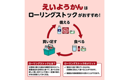 井村屋 えいようかん 非常食 1セット(20本:5本入×4) 羊羹 長期保存 防災 備蓄