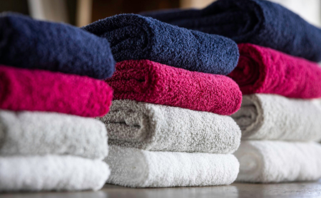 【おぼろタオル】100年の極-modern style-/フェイスタオル3枚 グレー