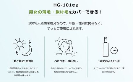 植物性の育毛剤「HG-101」 150cc 1本