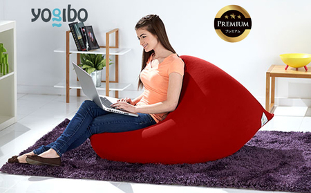 Yogibo Mini Premium（ヨギボー ミニ プレミアム）＜レッド＞ 10,500円