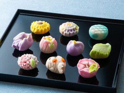 ＜定期便＞「夢菓子工房ことよ」季節の練り切り菓子 10個 【春篇・夏篇・秋篇・冬篇】【スイーツ】