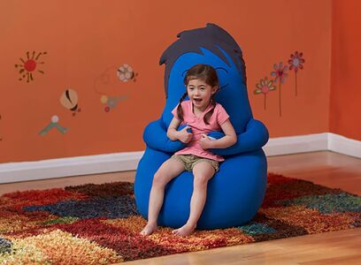 ようび/YOUBI ひのき/檜 アームチェア イージーソファ ブルー　B ようび/YOUBI ひのき/檜 アームチェア イージーソファ ブルー B