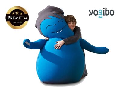 あなたをやさしく抱きしめてくれるかわいい友達。Hugibo Premium(ハギボープレミアム)アクアブルー【Yogibo ヨギボー プレミアム ビーズクッション ビーズ 座椅子 椅子 クッション ビーズソファー ビーズソファ 新生活 プレゼント インテリア 家具 ベッド ゲーム 三重県 四日市市】