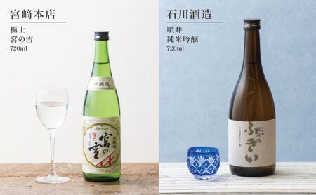 イオンセレクト地酒飲み比べセット(4本セット)イオンリテール【日本酒 お酒 酒 地酒 さけ 宮﨑本店 石川酒造 伊藤酒造 丸彦酒造 セット 詰め合わせ 詰合せ アソート ギフト 贈答用 自分用 家族用 プレゼント 】