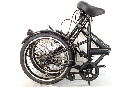 パンクしないオリタタミ自転車 MOVONA ワイドタイヤ 20型 6段変速