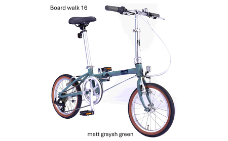 DAHON Int Folding Bike　Board walk 16  Matt Graysh Green【四日市市 で人気の返礼品 武田産業 折り畳み自転車  自転車 折りたたみ自転車 折りたたみ式自転車 三重県 四日市市ふるさと納税】