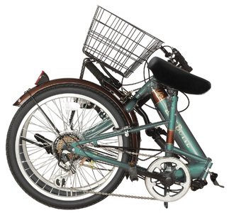 折り畳み自転車２０インチ６段変速 マットブルー | 三重県四日市市 