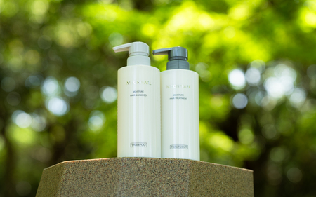 1529　ムーンパール　モイスチャー　ヘアケア２点セット　ミキモトグループ 御木本製薬 シャンプー トリートメント 伊勢志摩産真珠成分 伊勢志摩産海藻成分 ノンシリコン パラベンフリー ホテルアメニティ フローラルの香り うるおい ツヤ エイジングケア コシ まとまり