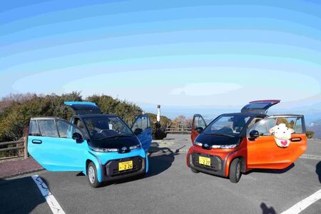 1542　電気自動車（C＋Pod車）で行く、伊勢神宮・二見・朝熊天空のポスト巡り　レンタカー　伊勢市　伊勢市駅　駅近　EV車　電気　自動車　移動　観光　伊勢志摩　二見　伊勢神宮　内宮　外宮　猿田彦神社　天空のポスト　穴場スポット　