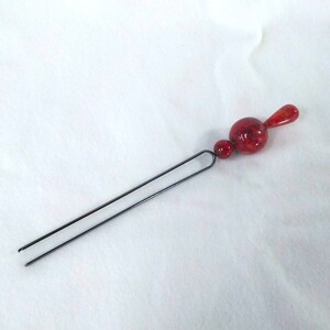 1650　珊瑚かんざし大珠　　アフリカ珊瑚 イソバナ珊瑚 贈り物 かんざし 珊瑚かんざし 還暦祝い 赤珊瑚 カジュアルアクセサリー 赤いかんざし 大珠珊瑚 3月誕生石 母の日 和装アクセサリー 喜ばれるプレゼント 和装装飾品