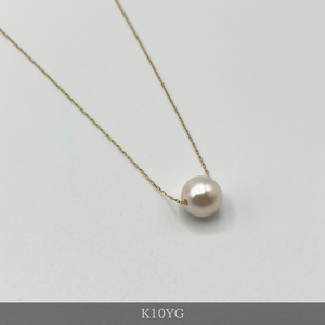 1666　K10YG　アコヤ真珠　スルーペンダント　8ミリアップ　真珠 ネックレス ペンダント アコヤ真珠 アコヤ貝 伊勢志摩 冠婚葬祭 結婚式 入学式 ギフト 贈り物 アクセサリー ジュエリー パール