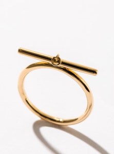 1264 【line】K18YGベビーパール4ドロップリング　真珠 アコヤ真珠 南洋真珠 パール 宝石 ジュエリー アクセサリー 伊勢志摩 伊勢市 ギフト 贈り物 フォーマル 普段使い 入学式 卒業式 結婚式