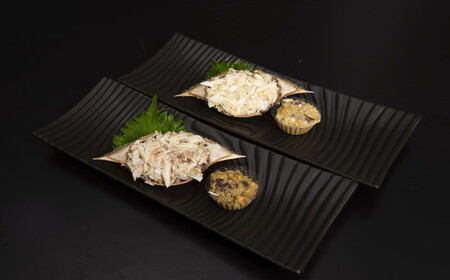 伊勢湾天然ワタリガニほぐし身 味噌付 2杯【1.2-21】