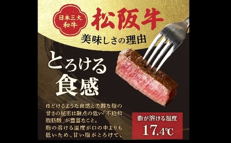 松阪牛 A5 シャトーブリアンステーキ 360g(120g×3枚) 牛肉 ステーキ【7.2-4】