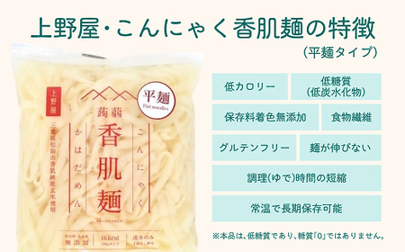 こんにゃく香肌麺（平麺タイプ）【1.2-33】