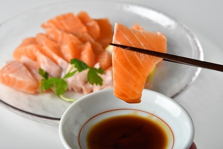 サーモン刺身用短冊 約600g サーモン【1.5-9】