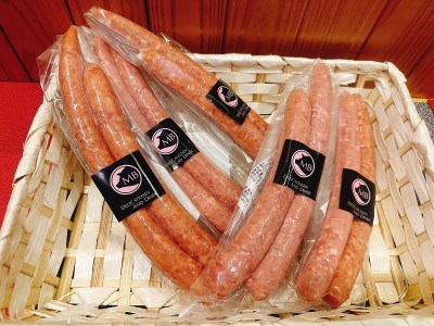 松阪豚 ロング ウインナー 10本 豚肉 豚肉【1.6-24】