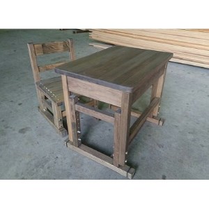 木製児童用机椅子セット【限定150セット／年】【10-10】