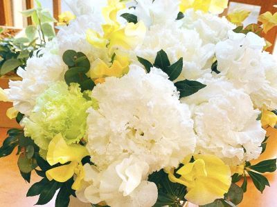 お花ちゃん生花店　季節のフラワーアレンジメント?記念日セット?（全３回）　Sサイズ　k_10