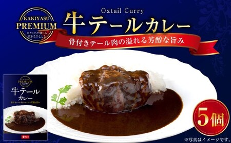 プレミアム 牛テールカレーセット 330g×5パック 計1.65kg カレーライス 牛肉 湯煎 098-0019