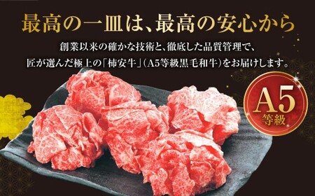 【指定日必須】柿安本店　三重　柿安牛　切り落とし約500g　黒毛和牛　国産　牛肉　赤身　厳選　上質　逸品　グルメ　すきやき　aa02
