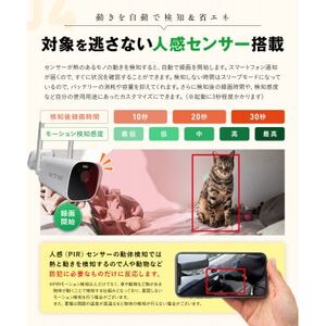 監視・防犯カメラ 屋外 バッテリー内蔵 ワイヤレス ちび太PRO白 WTW-EGW1769S【配送不可地域：沖縄県】【1423247】