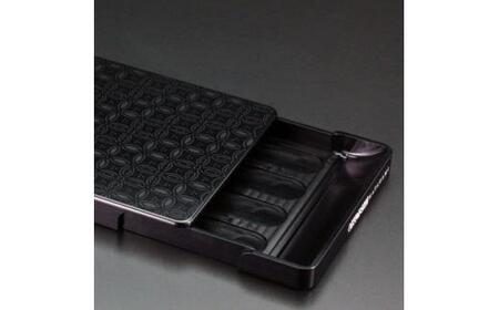 名刺ケース ジュラルミン削り出し ＜七宝＞BLACK