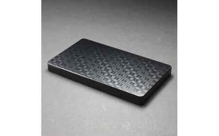 名刺ケース ジュラルミン削り出し ＜七宝＞BLACK